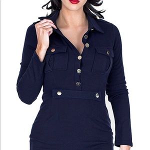 Miusol Women’s Vintage Long Sleeve Pencil Dress